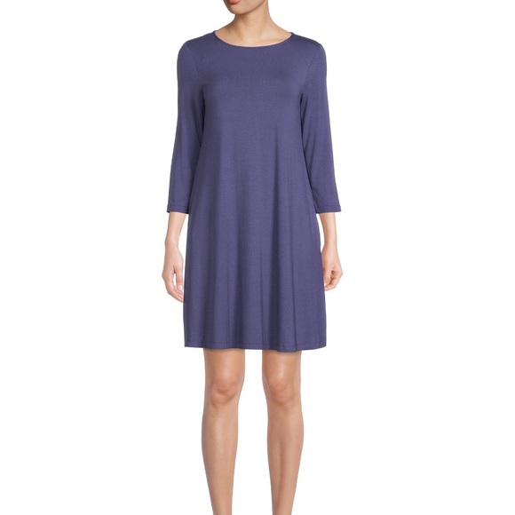 Ladies 3/4 Sleeve Dress - Picture 2 of 8